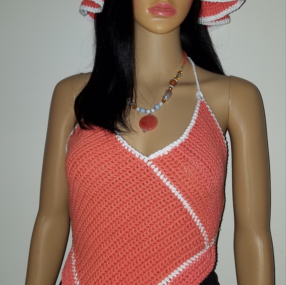 Crochet floppy hat - Picture 7 of 7